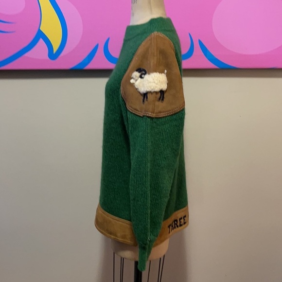 ICEBERG Green Wool Alpaca Ram Sweater - Picture 12 of 14